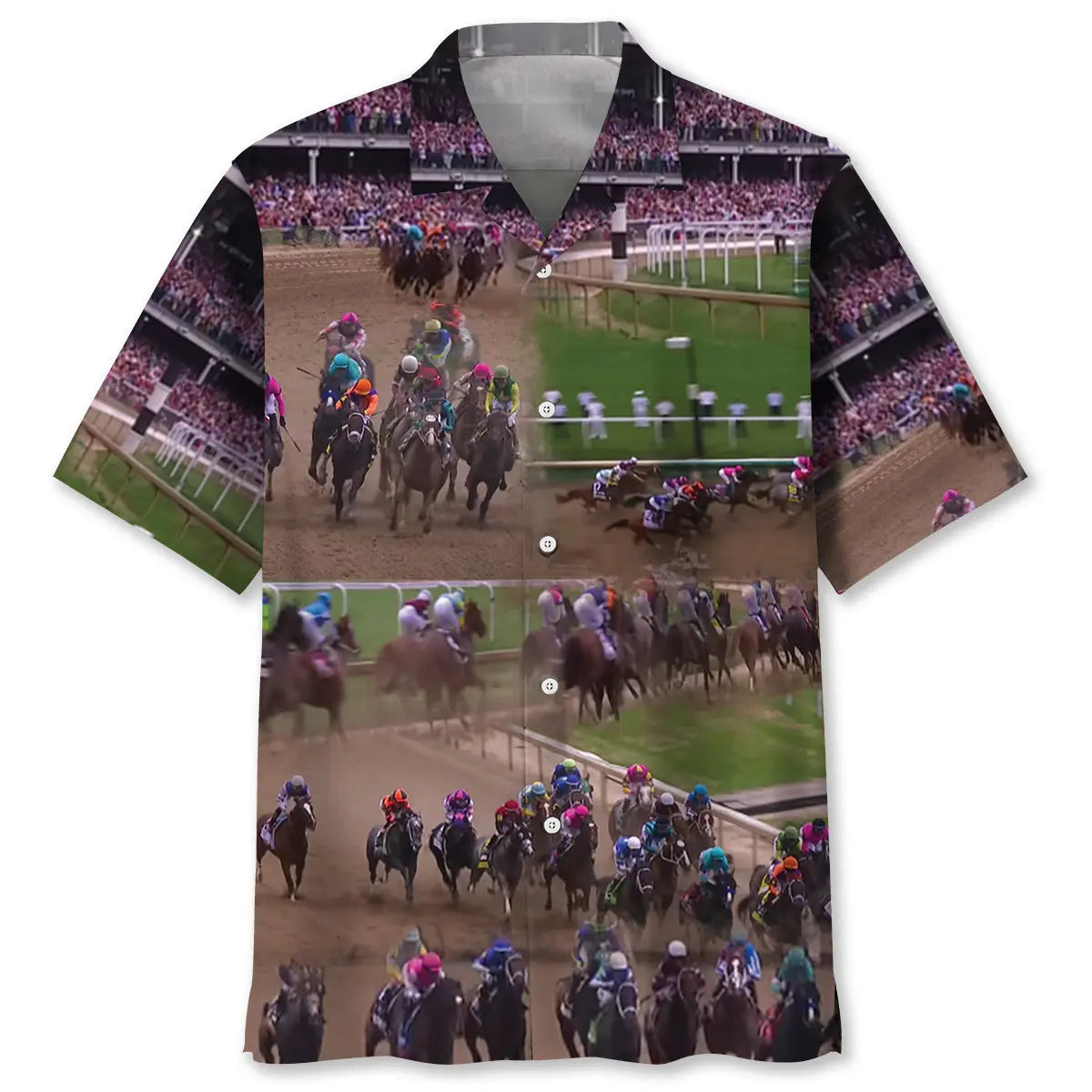 Hawaiian Shirt / Adults / S Derby Horse Racing Hawaiian Shirt