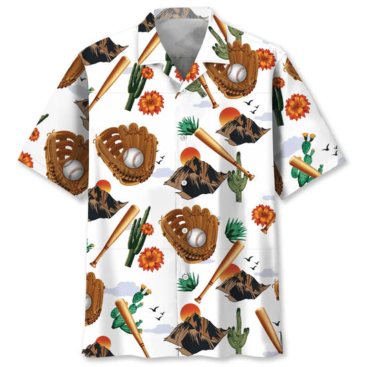 Hawaiian Shirt / Adults / S Desert Baseball Hawaiian Shirt