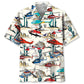 Hawaiian Shirt / Adults / S Desert Colorful Helicopter Hawaiian Shirt