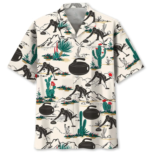 Hawaiian Shirt / Adults / S Desert Curling Hawaiian Shirt