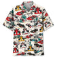 Hawaiian Shirt / Adults / S Desert F1 Racing Car Hawaiian Shirt