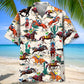 Desert Horse Racing Hawaiian Shirt
