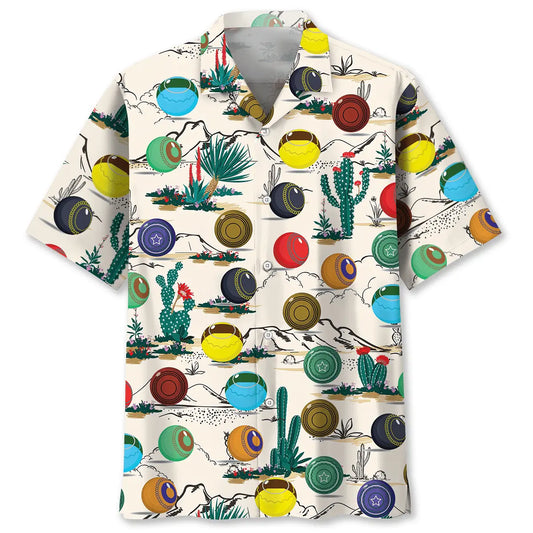 Hawaiian Shirt / Adults / S Desert Lawn Bowl Hawaiian Shirt