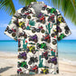 Desert Motorcycle Racing Hawaiian Shirt
