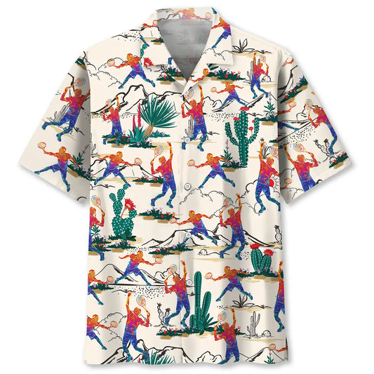 Hawaiian Shirt / Adults / S Desert Tennis Hawaiian Shirt