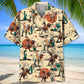 Dinosaur Desert Hawaiian Shirt