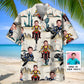 Hawaiian Shirt / Adults / S Dirt Bike Desert Custom Photo Hawaiian Shirt