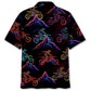 Dirt Bike Mountain Neon Hawaiian Shirt