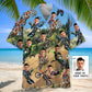 Hawaiian Shirt / Adults / S Dirt Trails Custom Photo Face Hawaiian Shirt