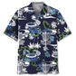 Hawaiian Shirt / Adults / S Disc Golf Blue Nature Hawaiian Shirt