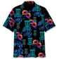 Disc Golf Hibiscus Flower Hawaiian Shirt