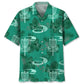Hawaiian Shirt / Adults / S Disc Golf Kelly Green Hawaiian Shirt
