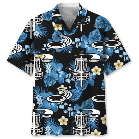 Hawaiian Shirt / Adults / S Disc Golf Nature Hawaiian Shirt