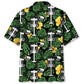 Disc Golf Tropical Green Hawaiian Shirt