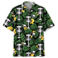 Hawaiian Shirt / Adults / S Disc Golf Tropical Green Hawaiian Shirt
