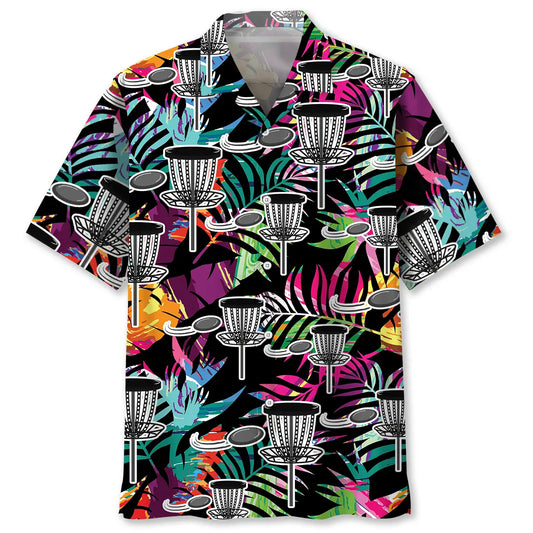 Hawaiian Shirt / Adults / S Disc Golf Tropical Hawaiian Shirt