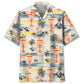 Hawaiian Shirt / Adults / S Disc Golf Vintage Palm Tree Hawaiian Shirt