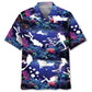 Hawaiian Shirt / Adults / S Diving With Neon Coral Ocean Hawaiian Shirt