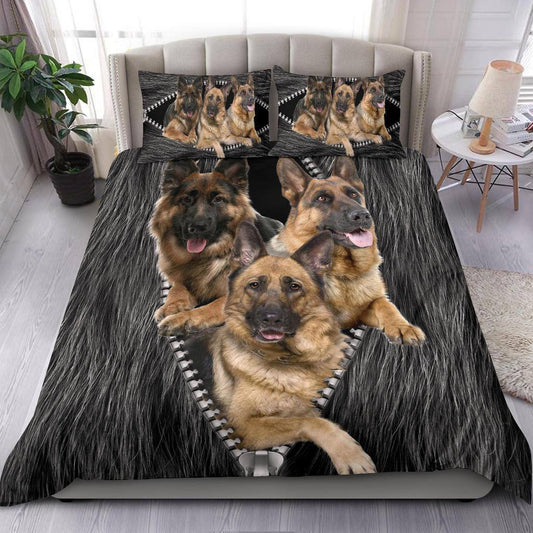 Dog Family Zip Bedding Cover For Pet Lover Bedroom Decor