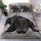 Dachshund Dog Sleeping All Night Bedding Cover For Pet Lover Bedroom Decor
