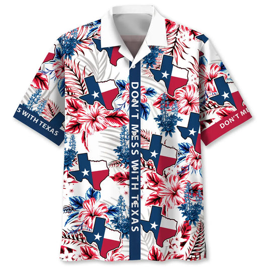 Hawaiian Shirt / Adults / S Don't Mess With Texas Hawaiian Shirt