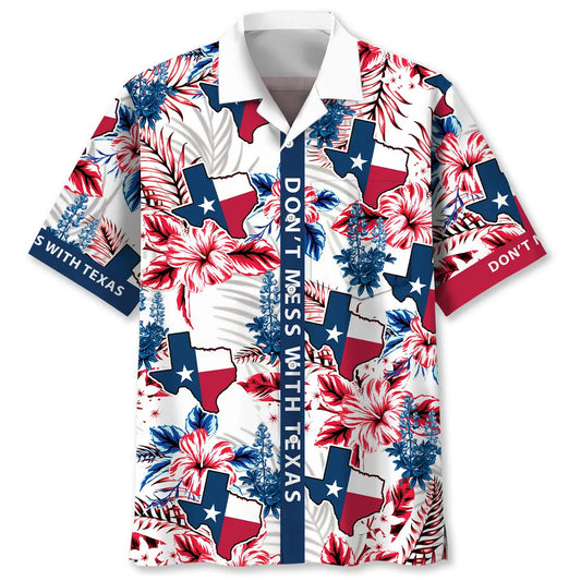 Hawaiian Shirt / Adults / S Don't Mess With Texas Pocket Hawaiian Shirt