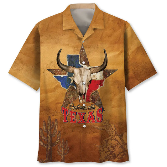 Hawaiian Shirt / Adults / S Don't Mess With Texas Vintage Hawaiian Shirt