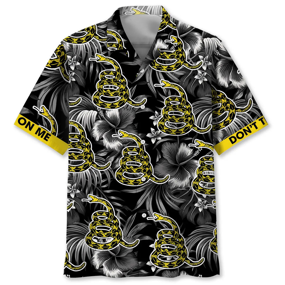 Hawaiian Shirt / Adults / S Don't Tread On Me Hawaiian Shirt