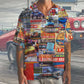 Drag Racing Magazine Unisex Hawaiian Shirt Aloha Shirt