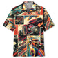 Hawaiian Shirt / Adults / S Drag Racing Retro Magazine Hawaiian Shirt