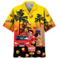 Drive-Thru Fast Food Restaurant Custom Photo Face Hawaiian Shirt