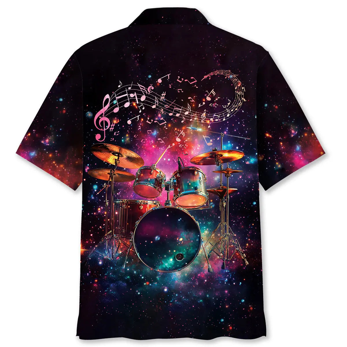 Drum Band Galaxy Hawaiian Shirt