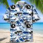 Drum Blue Nature Hawaiian Shirt