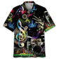 Hawaiian Shirt / Adults / S Drum Neon Light Hawaiian Shirt