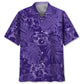 Hawaiian Shirt / Adults / S Drum Purple Tropical Hawaiian Shirt