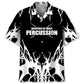 Hawaiian Shirt / Adults / S Drum Weapons Black &amp;White Hawaiian Shirt