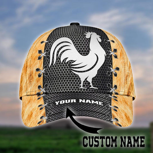 Personalized Rooster Farm Style  – Classic Cap