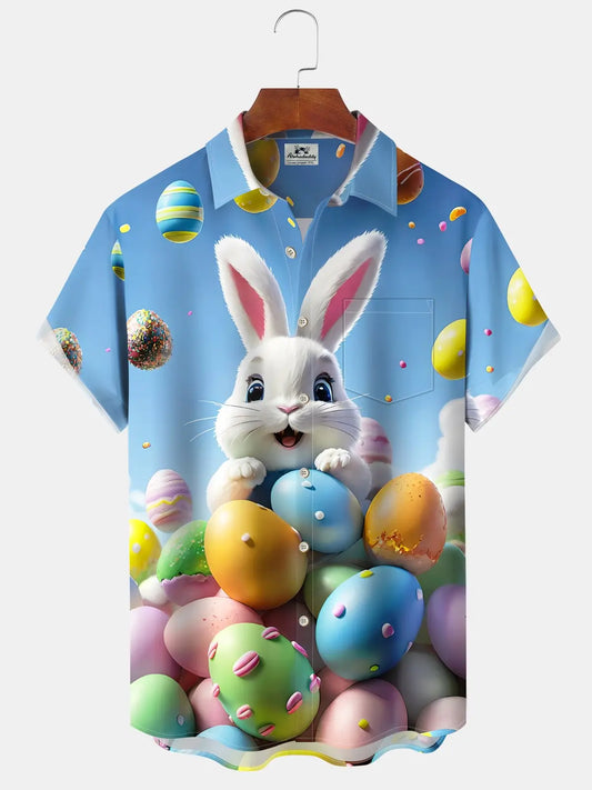 Hawaiian Shirt / Adults / S Easter Bunny Egg Holiday Hawaiian Shirt