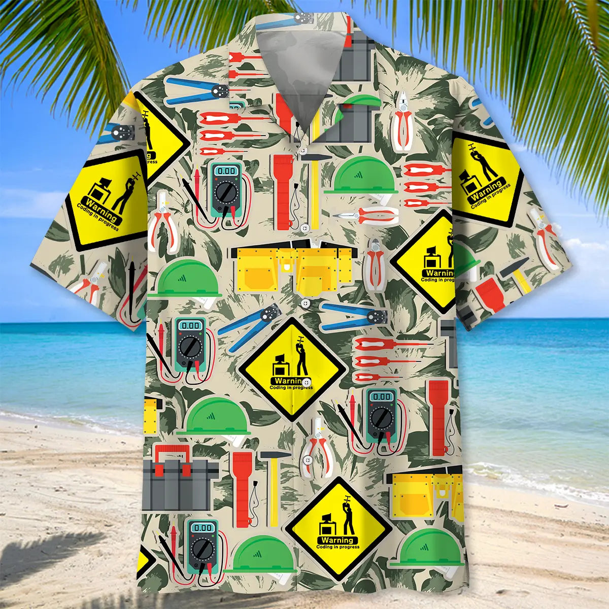 Electrician Tool Set Pattern Hawaiian Shirt