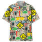 Hawaiian Shirt / Adults / S Electrician Tool Set Pattern Hawaiian Shirt