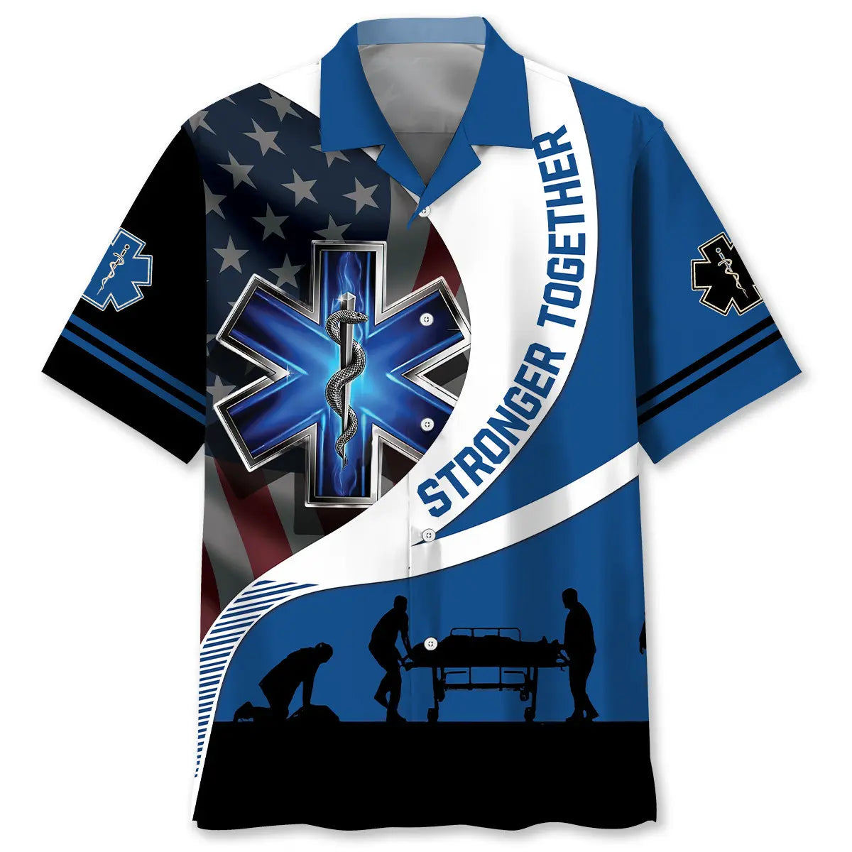Hawaiian Shirt / Adults / S EMS Proud Hawaiian Shirt