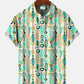 Hawaiian Shirt / Adults / S Ethnic Pattern Men's Casual Short-Sleeved Hawaiian Shirt
