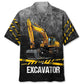 Hawaiian Shirt / Adults / S Excavator Safety Hawaiian Shirt
