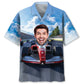 F1 Racing Custom Photo Face Hawaiian Shirt