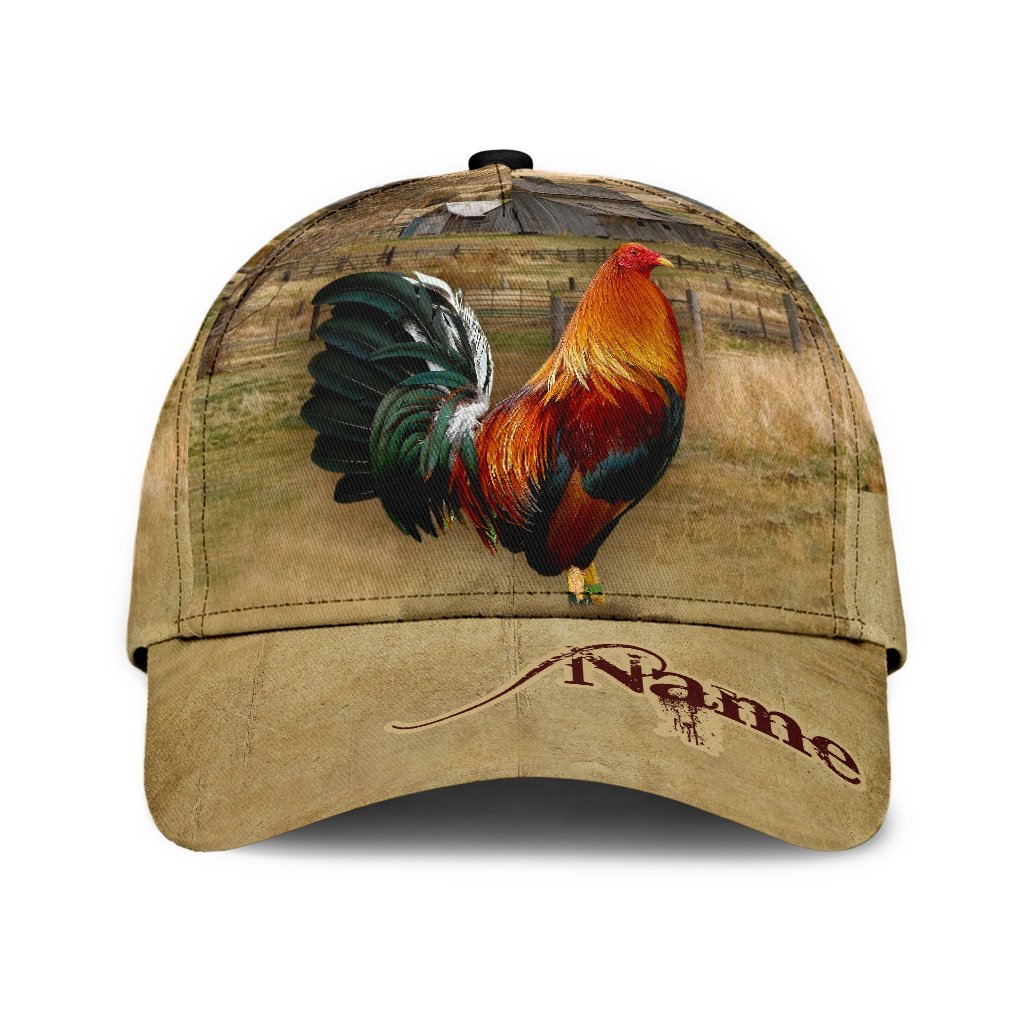 Premium Personalized Rooster – Classic Cap