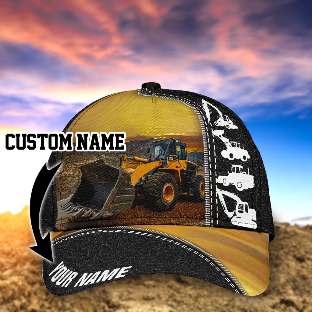 Heavy Equipment Bulldozer Custom – Classic Cap