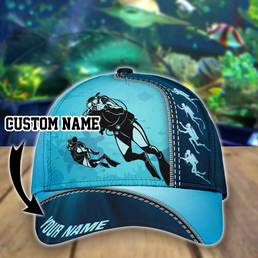 Scuba Diving All Over Print – Classic Cap