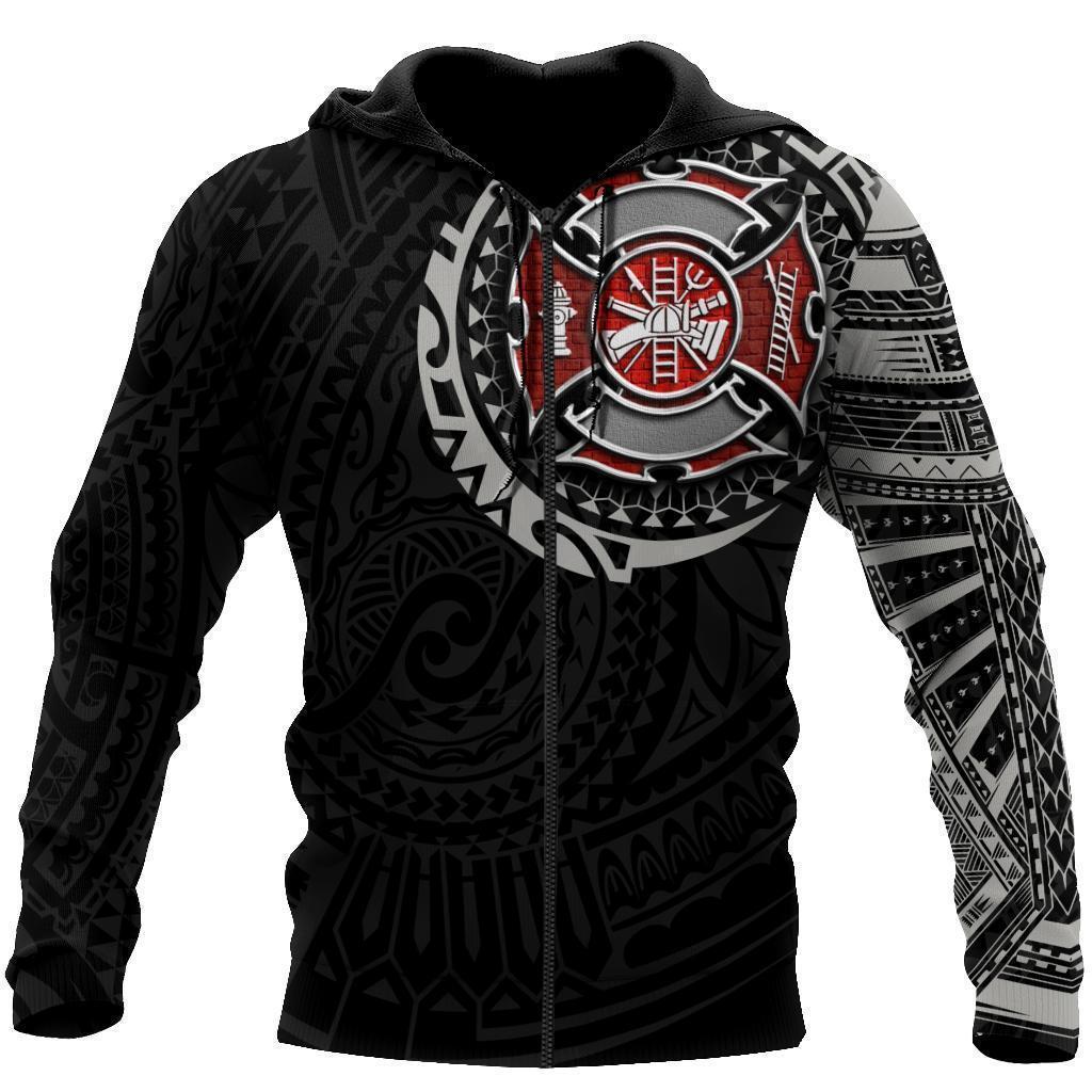 Firefighter Tattoo Amazing Style - 3D Hoodie