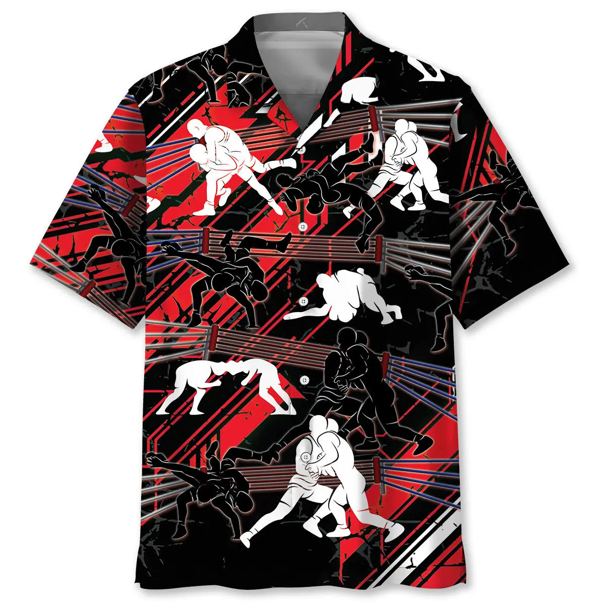 Hawaiian Shirt / Adults / S Fierce Wrestling Hawaiian Shirt
