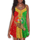 Black Women Justice Statement – Women's Summer Sleeveless V-Neck Camisole Dress